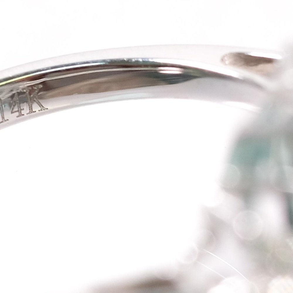 Emerald & Diamond Ring - Picture 6 of 10
